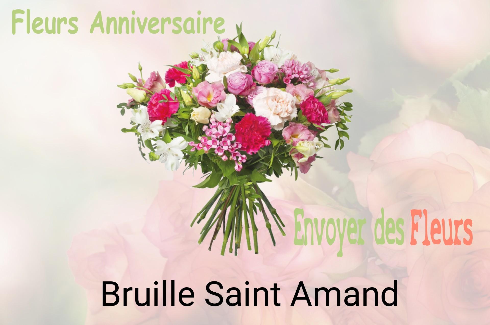 Bouquet de fleurs d’anniversaire livré à Bruille-Saint-Amand